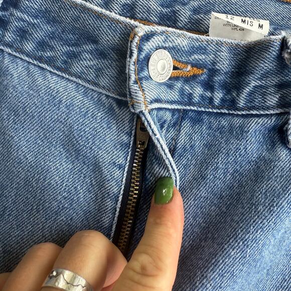 Vintage Y2K Levi's 550 Relaxed Fit Tapered Leg Mom Blue Jeans 12 MIS M - Picture 5 of 9